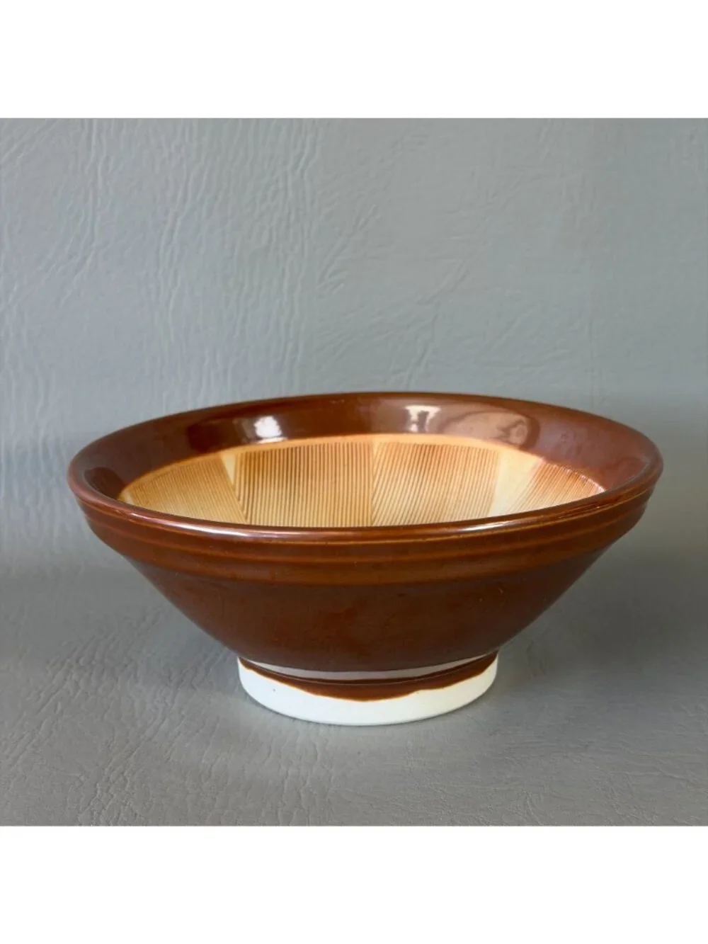 Vintage Japanese Suribachi Mortar Bowl 7.25